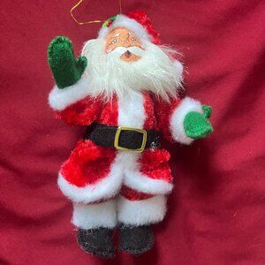 Annalee 5" Santa Ornament - like new condition